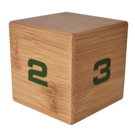 Datexx Bamboo TimeCube® 1-2-3-4 Minute Preset Timer DFW-125